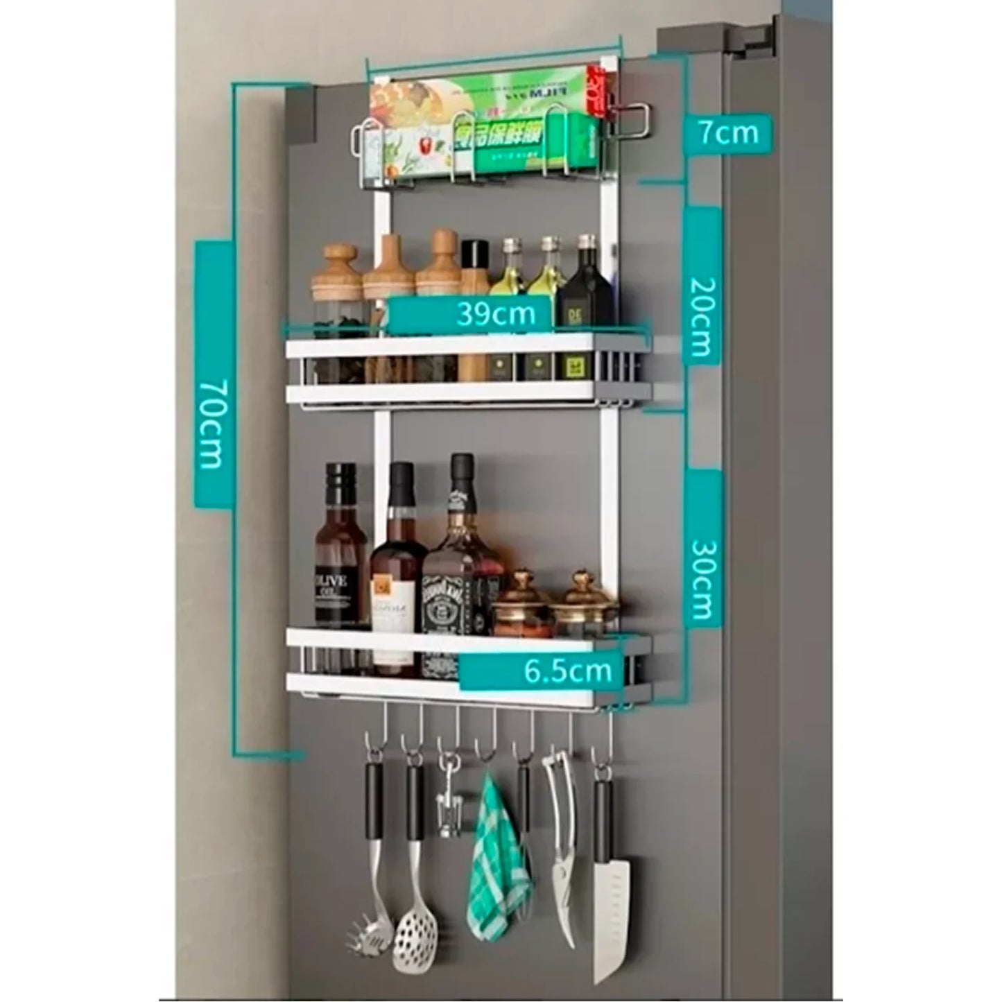 Organizador Ajustable para Cajones de Cocina