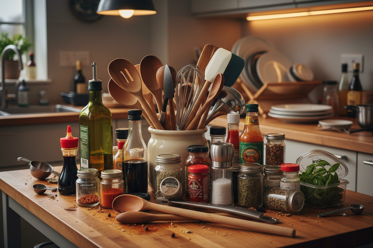 Organizador Ajustable para Cajones de Cocina